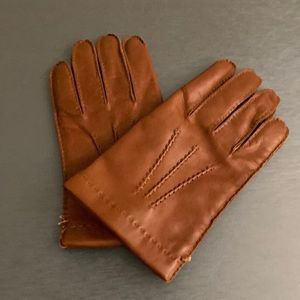 Brooks Brothers Brown Leather Driving Gloves